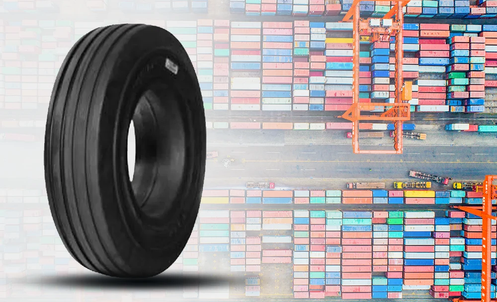 Port Trailer Solid Tires