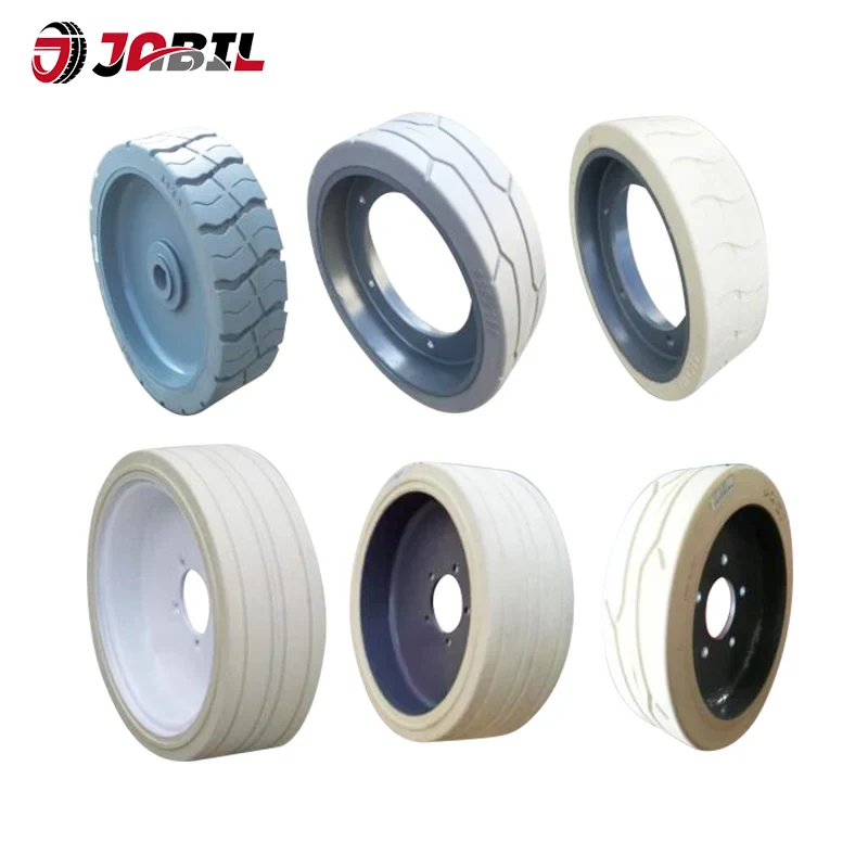 Ang gunting ay nag -angat ng mga solidong gulong